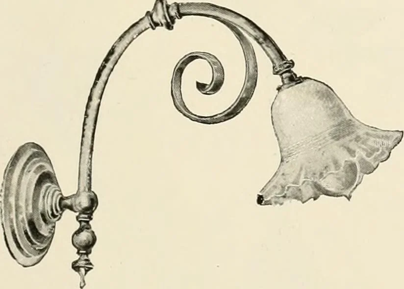 An illustration from Electric fixtures & glassware : F & G section, 13th ed., 1911, leaf 114