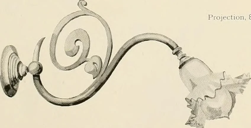 An illustration from Electric fixtures & glassware : F & G section, 13th ed., 1911, leaf 120