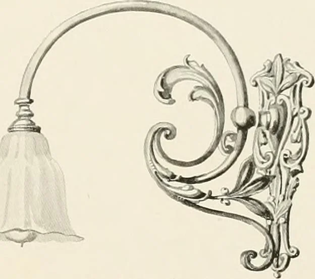 An illustration from Electric fixtures & glassware : F & G section, 13th ed., 1911, leaf 122