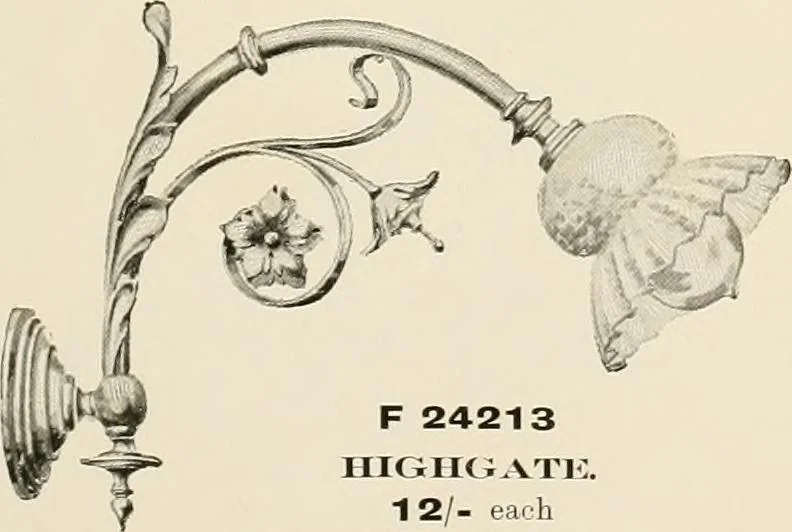 An illustration from Electric fixtures & glassware : F & G section, 13th ed., 1911, leaf 122