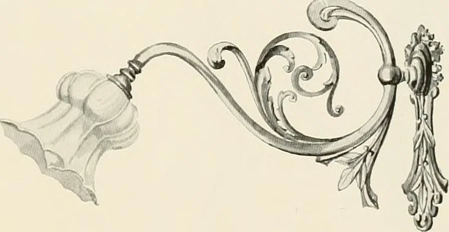 An illustration from Electric fixtures & glassware : F & G section, 13th ed., 1911, leaf 122