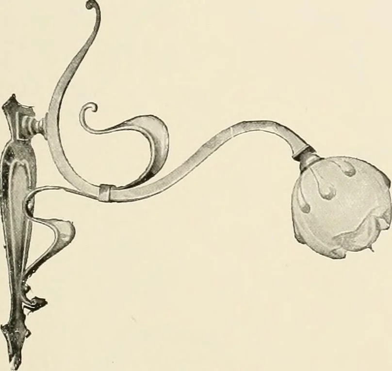 An illustration from Electric fixtures & glassware : F & G section, 13th ed., 1911, leaf 124