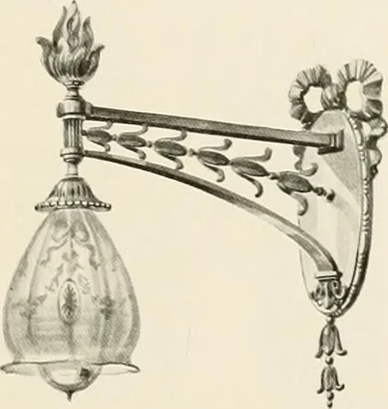 An illustration from Electric fixtures & glassware : F & G section, 13th ed., 1911, leaf 126