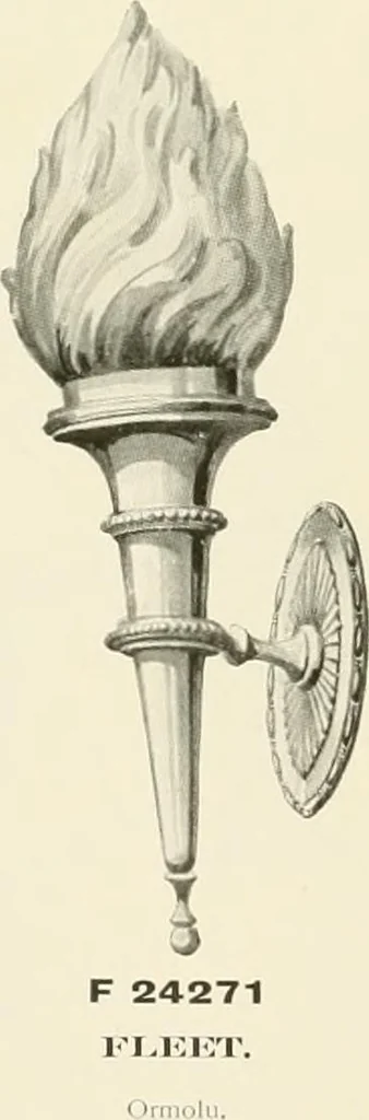 An illustration from Electric fixtures & glassware : F & G section, 13th ed., 1911, leaf 127