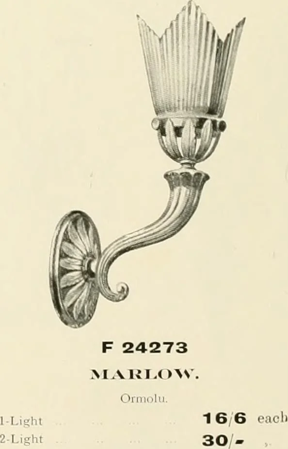 An illustration from Electric fixtures & glassware : F & G section, 13th ed., 1911, leaf 127