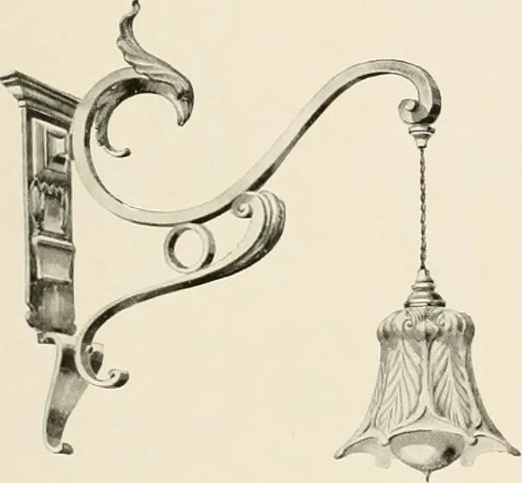 An illustration from Electric fixtures & glassware : F & G section, 13th ed., 1911, leaf 128