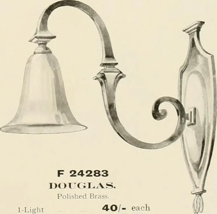 An illustration from Electric fixtures & glassware : F & G section, 13th ed., 1911, leaf 128