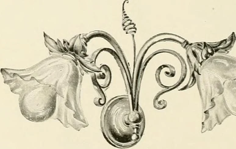 An illustration from Electric fixtures & glassware : F & G section, 13th ed., 1911, leaf 129