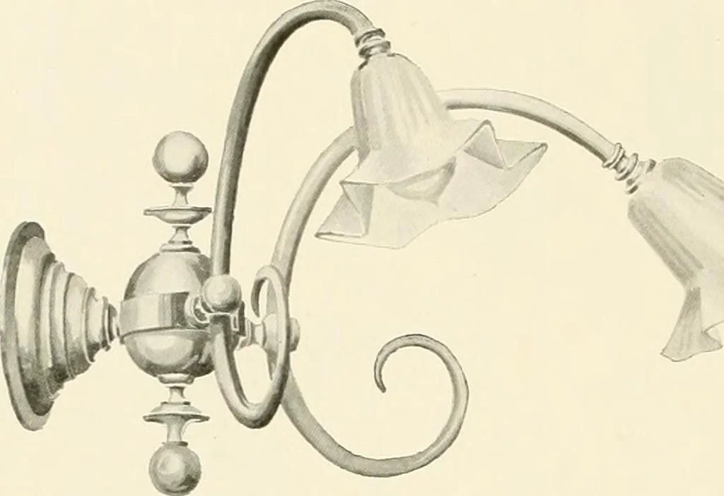 An illustration from Electric fixtures & glassware : F & G section, 13th ed., 1911, leaf 131