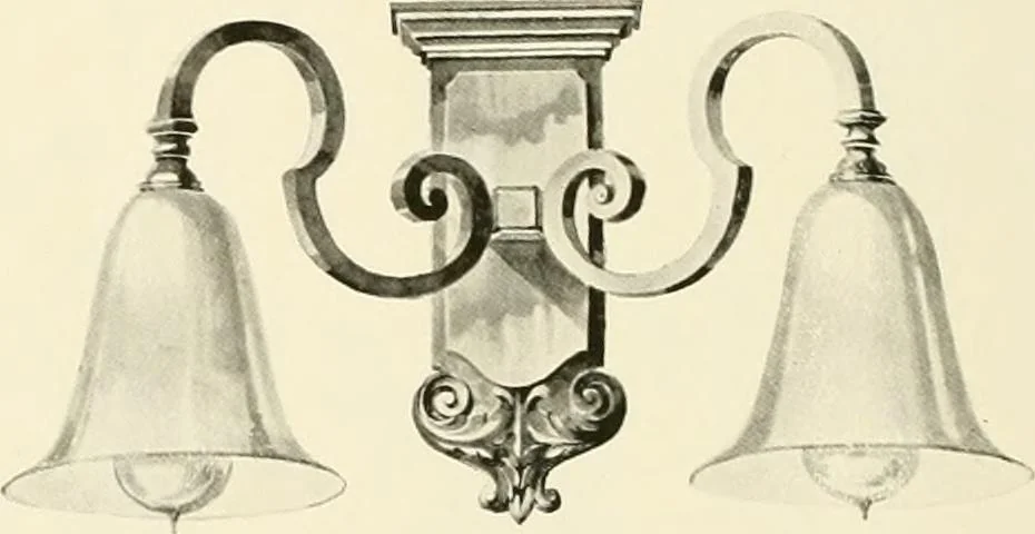 An illustration from Electric fixtures & glassware : F & G section, 13th ed., 1911, leaf 131