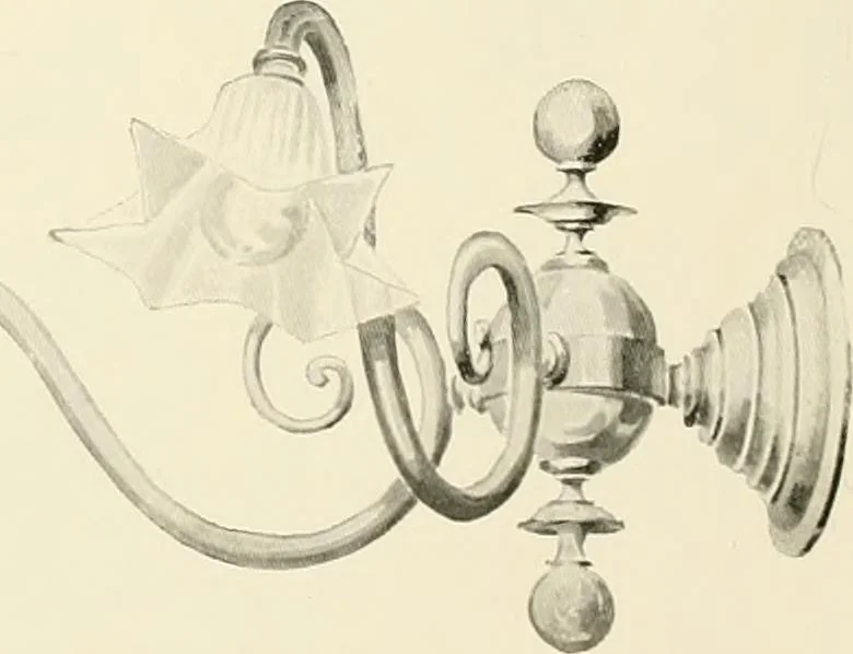 An illustration from Electric fixtures & glassware : F & G section, 13th ed., 1911, leaf 131