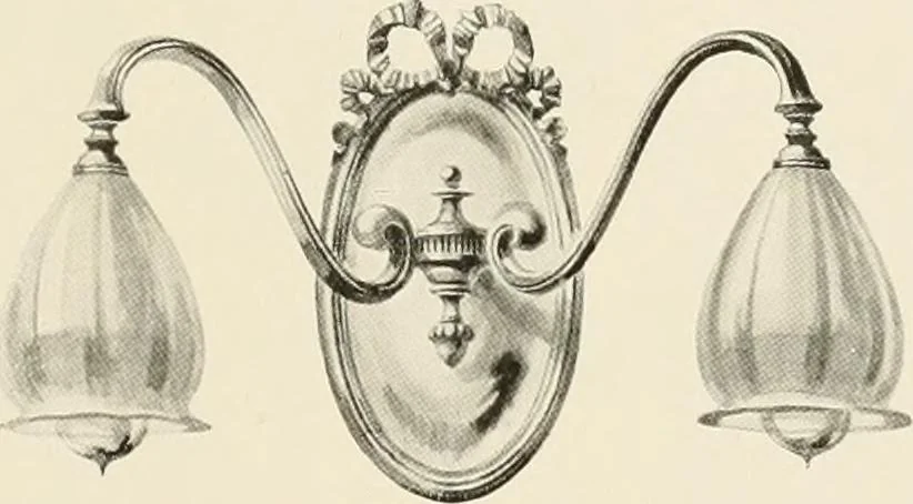 An illustration from Electric fixtures & glassware : F & G section, 13th ed., 1911, leaf 132