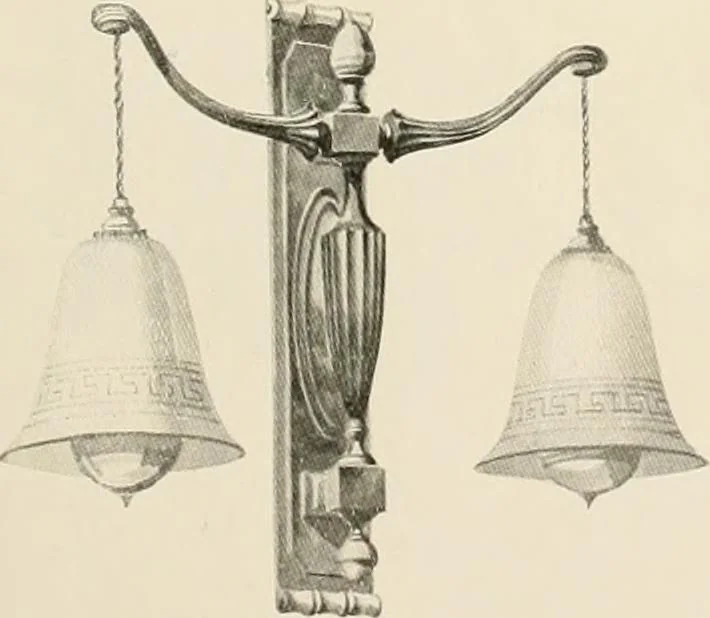 An illustration from Electric fixtures & glassware : F & G section, 13th ed., 1911, leaf 132