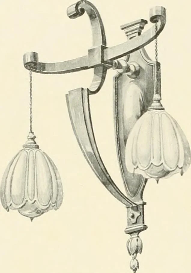 An illustration from Electric fixtures & glassware : F & G section, 13th ed., 1911, leaf 133