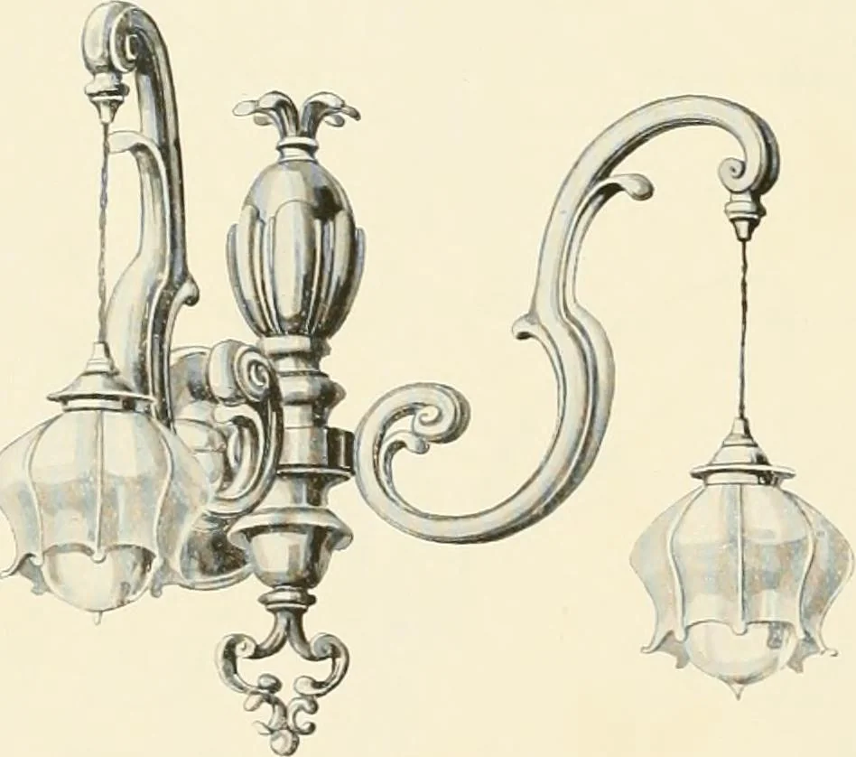 An illustration from Electric fixtures & glassware : F & G section, 13th ed., 1911, leaf 133