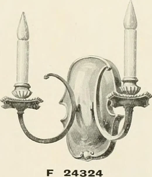 An illustration from Electric fixtures & glassware : F & G section, 13th ed., 1911, leaf 134