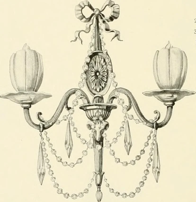 An illustration from Electric fixtures & glassware : F & G section, 13th ed., 1911, leaf 137