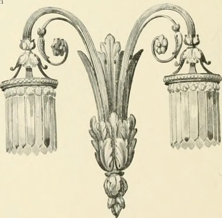 An illustration from Electric fixtures & glassware : F & G section, 13th ed., 1911, leaf 137