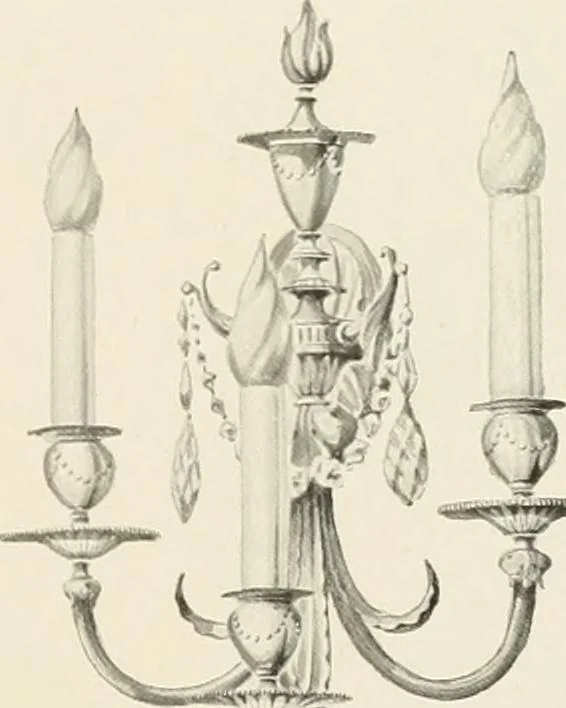 An illustration from Electric fixtures & glassware : F & G section, 13th ed., 1911, leaf 138