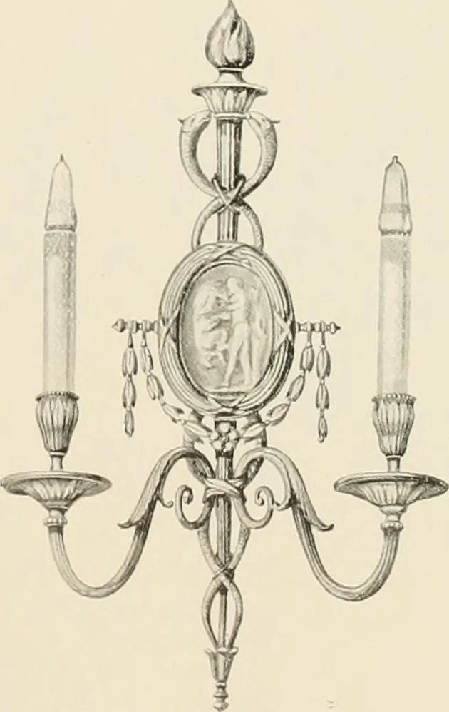 An illustration from Electric fixtures & glassware : F & G section, 13th ed., 1911, leaf 138