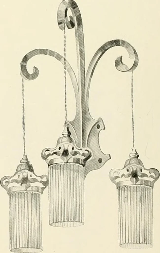 An illustration from Electric fixtures & glassware : F & G section, 13th ed., 1911, leaf 139