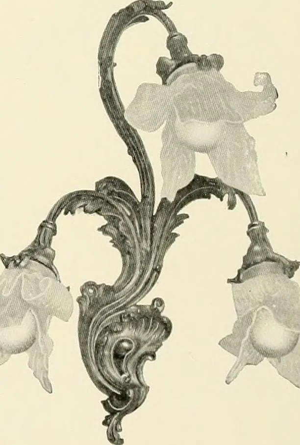 An illustration from Electric fixtures & glassware : F & G section, 13th ed., 1911, leaf 143