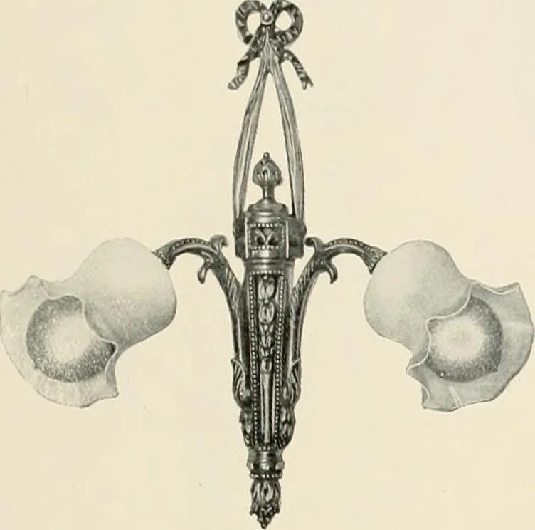 An illustration from Electric fixtures & glassware : F & G section, 13th ed., 1911, leaf 146