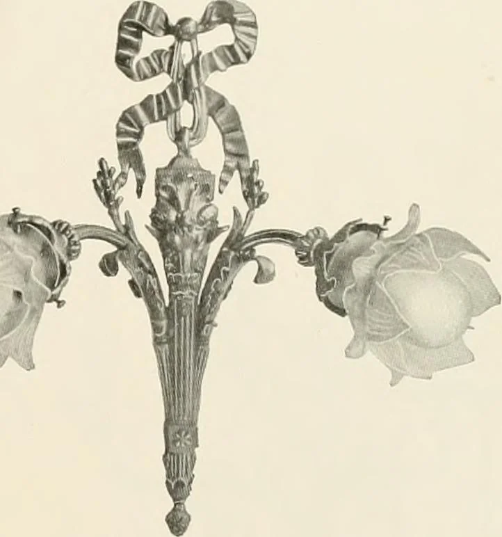 An illustration from Electric fixtures & glassware : F & G section, 13th ed., 1911, leaf 146