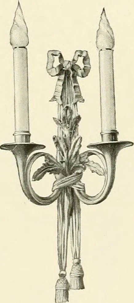 An illustration from Electric fixtures & glassware : F & G section, 13th ed., 1911, leaf 147