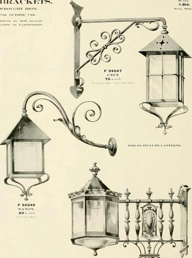 An illustration from Electric fixtures & glassware : F & G section, 13th ed., 1911, leaf 151