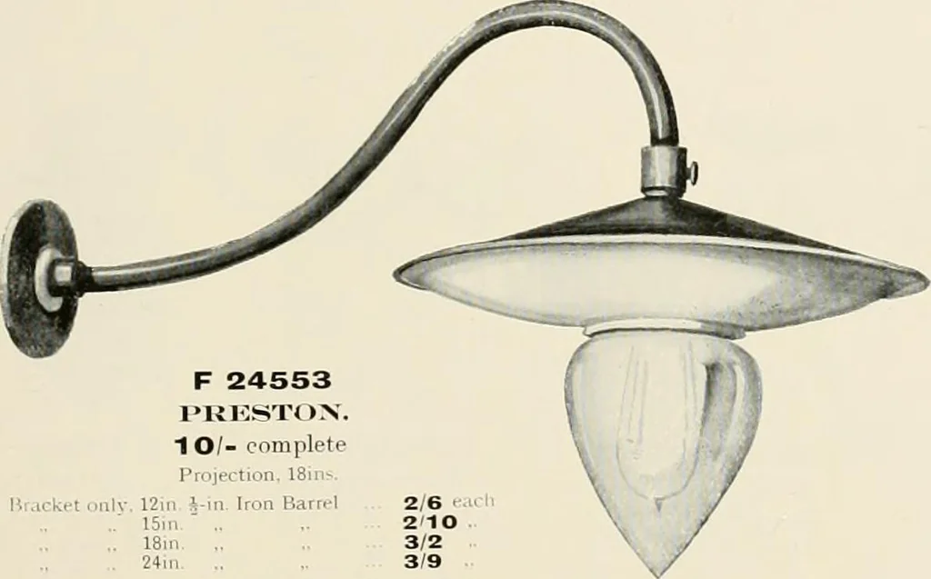 An illustration from Electric fixtures & glassware : F & G section, 13th ed., 1911, leaf 152