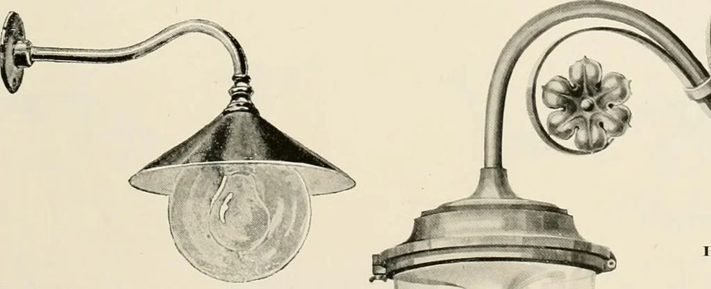 An illustration from Electric fixtures & glassware : F & G section, 13th ed., 1911, leaf 152