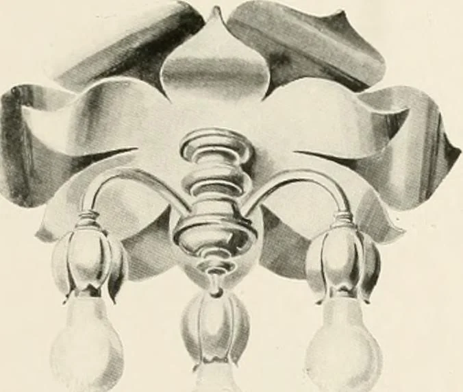 An illustration from Electric fixtures & glassware : F & G section, 13th ed., 1911, leaf 156