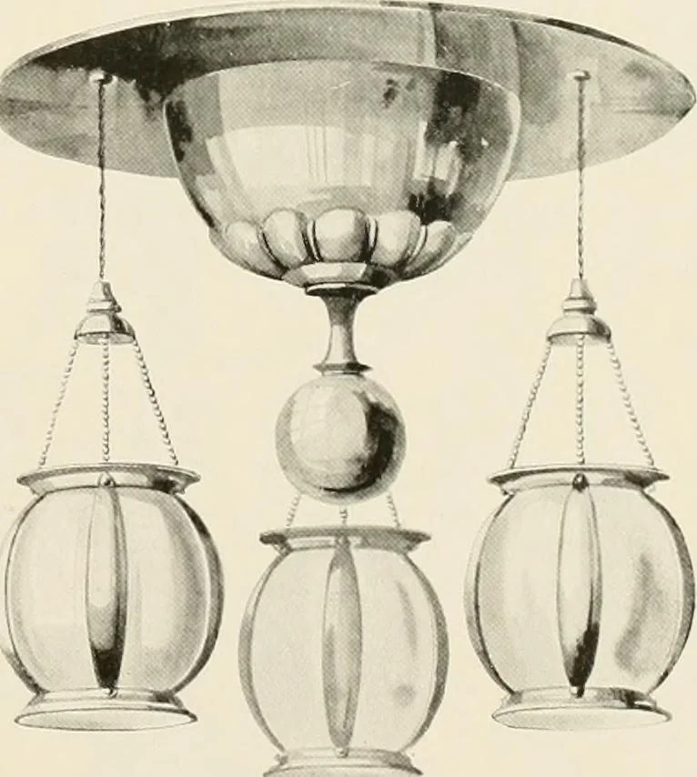 An illustration from Electric fixtures & glassware : F & G section, 13th ed., 1911, leaf 162