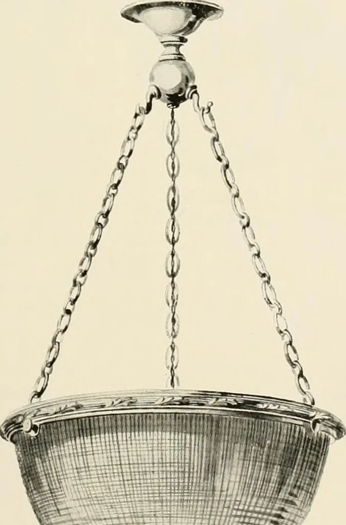 An illustration from Electric fixtures & glassware : F & G section, 13th ed., 1911, leaf 166
