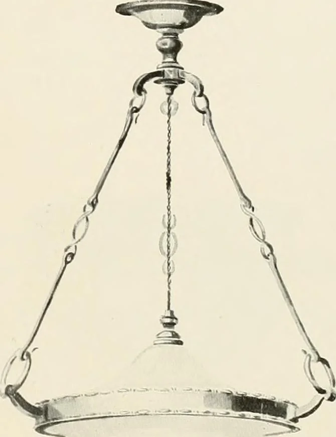 An illustration from Electric fixtures & glassware : F & G section, 13th ed., 1911, leaf 166