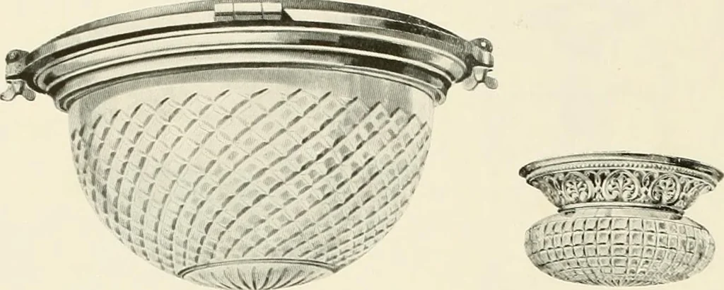 An illustration from Electric fixtures & glassware : F & G section, 13th ed., 1911, leaf 167