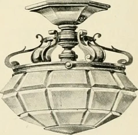 An illustration from Electric fixtures & glassware : F & G section, 13th ed., 1911, leaf 169