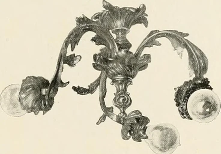 An illustration from Electric fixtures & glassware : F & G section, 13th ed., 1911, leaf 170