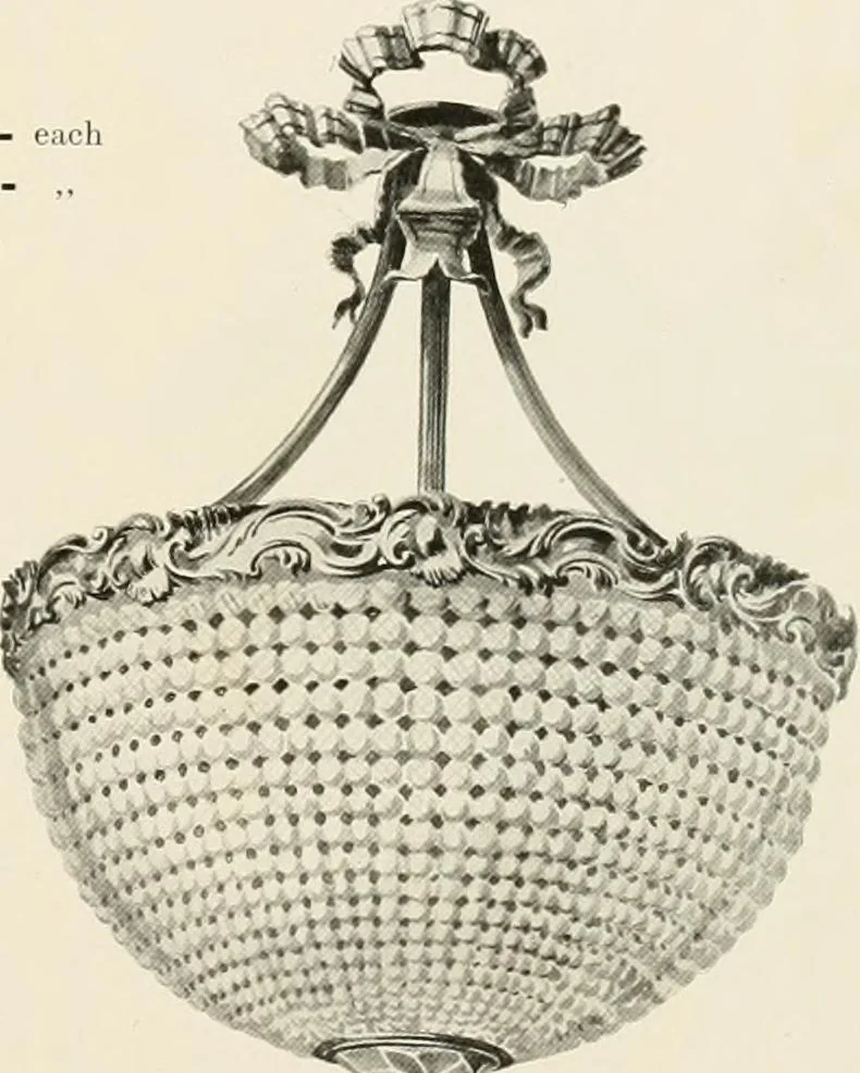 An illustration from Electric fixtures & glassware : F & G section, 13th ed., 1911, leaf 170