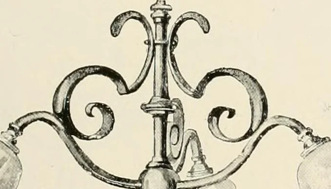 An illustration from Electric fixtures & glassware : F & G section, 13th ed., 1911, leaf 172