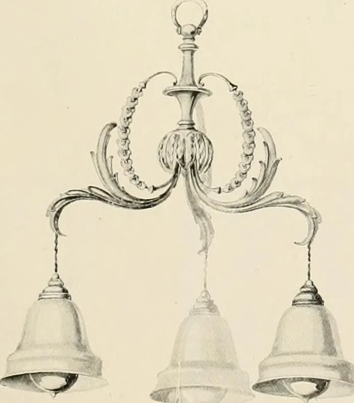 An illustration from Electric fixtures & glassware : F & G section, 13th ed., 1911, leaf 174