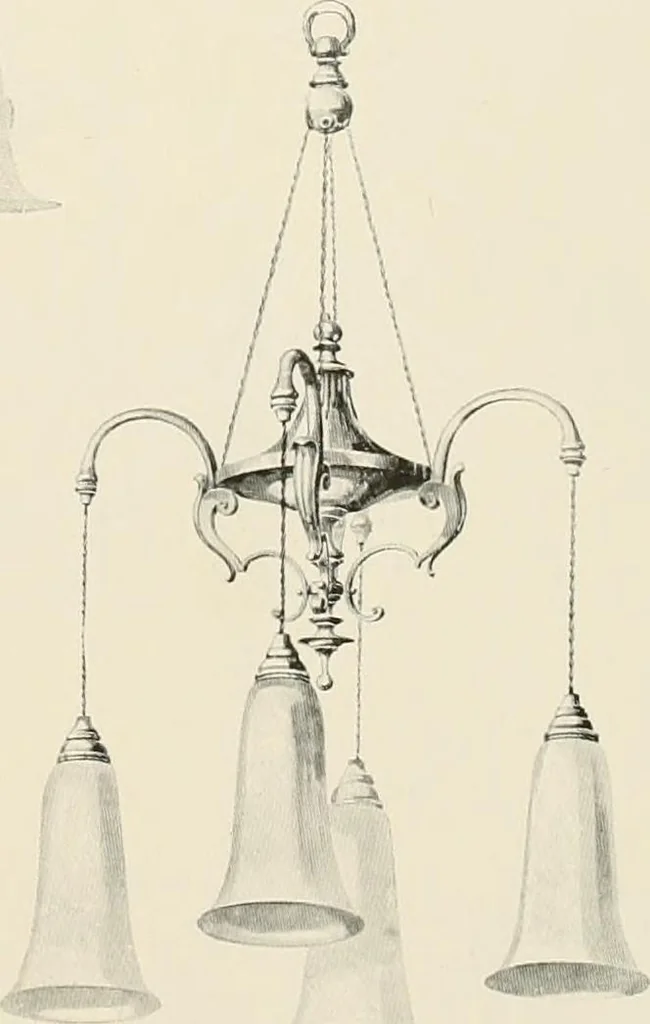 An illustration from Electric fixtures & glassware : F & G section, 13th ed., 1911, leaf 174