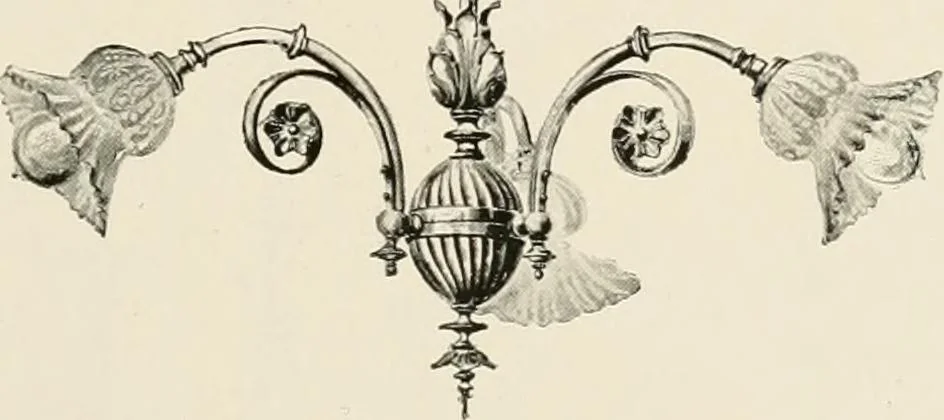 An illustration from Electric fixtures & glassware : F & G section, 13th ed., 1911, leaf 180
