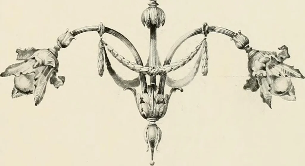 An illustration from Electric fixtures & glassware : F & G section, 13th ed., 1911, leaf 186