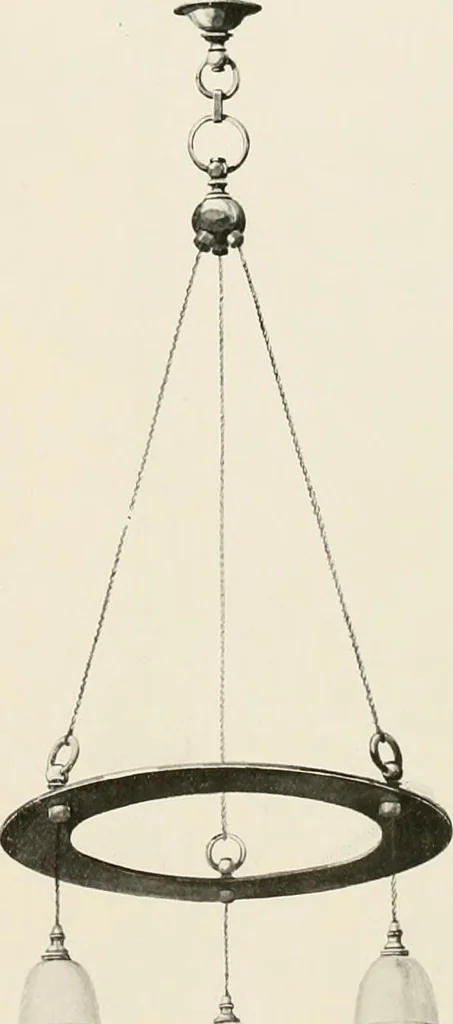 An illustration from Electric fixtures & glassware : F & G section, 13th ed., 1911, leaf 190
