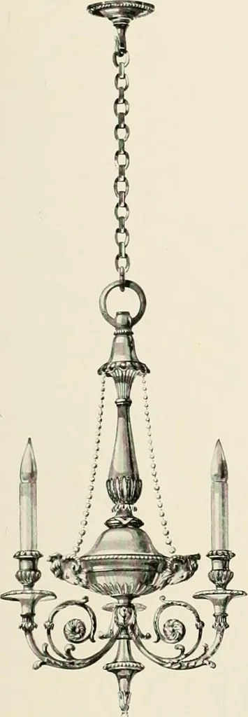 An illustration from Electric fixtures & glassware : F & G section, 13th ed., 1911, leaf 212