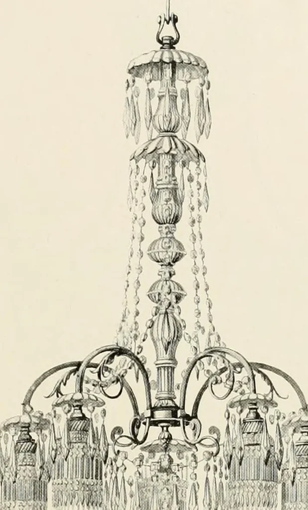 An illustration from Electric fixtures & glassware : F & G section, 13th ed., 1911, leaf 222