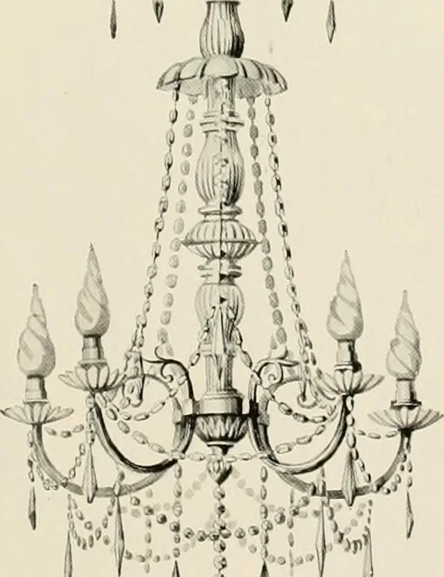 An illustration from Electric fixtures & glassware : F & G section, 13th ed., 1911, leaf 222