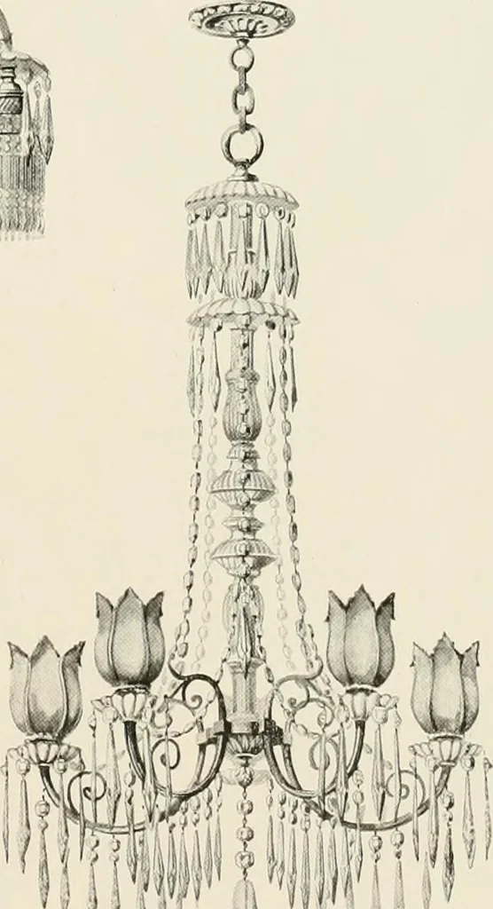 An illustration from Electric fixtures & glassware : F & G section, 13th ed., 1911, leaf 222